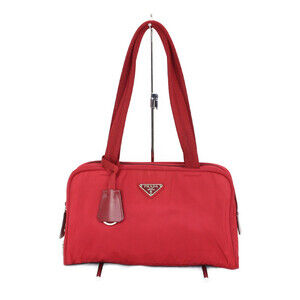 Prada Cherry Red Handbag Shoulder Bag